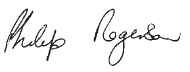 Signature of P G Rogerson