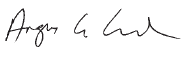 Signature of A G Cockburn